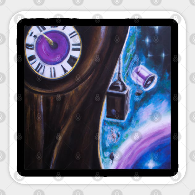 Old as Time and Space Sticker by StoneStarDesigns